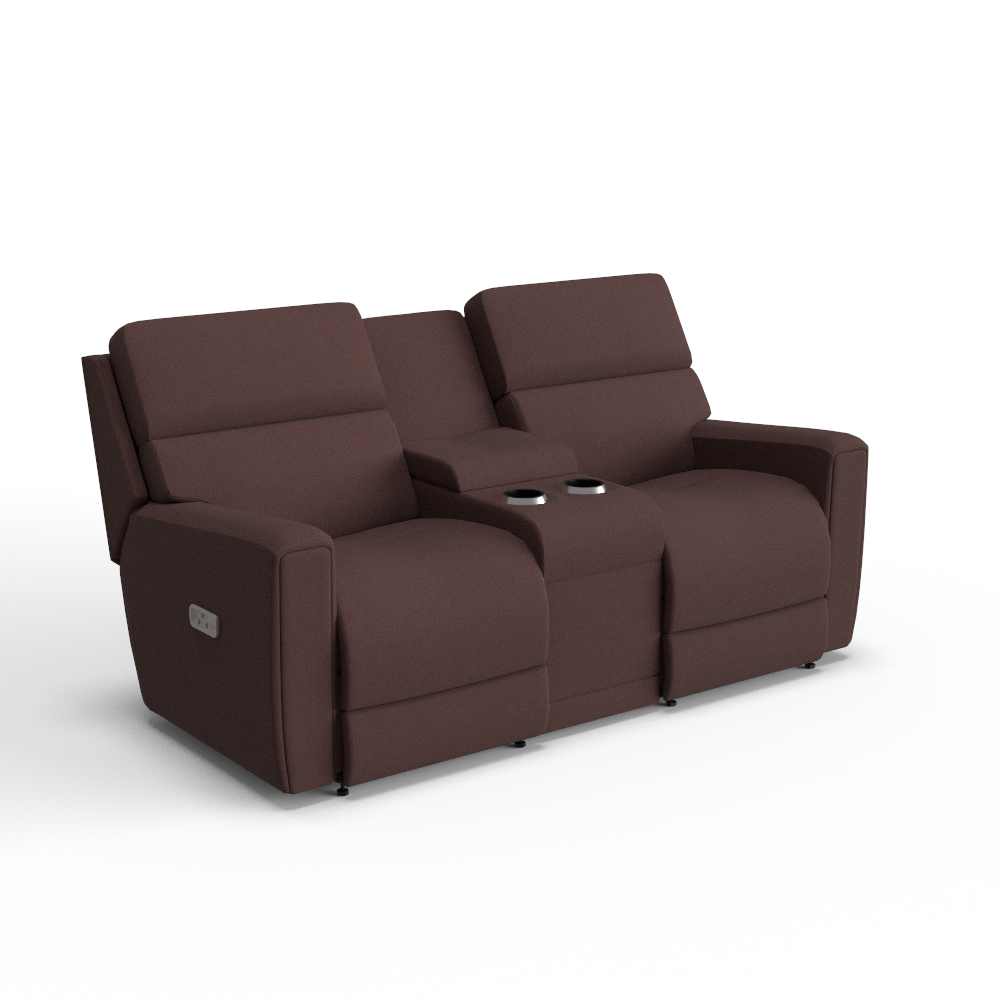 Apollo Power Reclining Sofa w/ Console Headrest & Lumbar